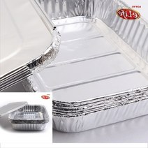 일회용 포장용기제작 도시락 소풍 은박지 김밥 휴대 피크닉 나들이 포장 5p, 단일