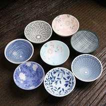 차 컵 개인 도자기, 모자컵사쿠라블루-100ml