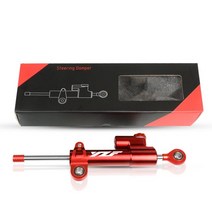 [해외]Yamaha YZF R1 R6 R15 R25 2011-2019 오토바이 안정기 댐퍼 완전한 스티어링 장착 브래킷 YZFR3 YZFR6 YZFR15 V3, 빨강 빨강
