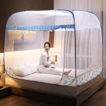 MBH 고방정접이식삼문몽골모기장, 200*220cm 2.0 m 침대, 달콤한 꿀