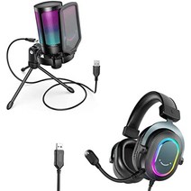 FIFINE 콘덴서 가 유선 헤드폰 디스코드 트위치 팟캐스트 (A6V H6)