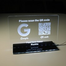 네온사인 무드등 간판 네온조명 led 카페 펍 술집 네온 소셜 미디어 사인 빌보드 qr, 너비 30cm, USB 전원
