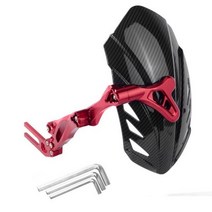 바이크 머드가드 CNC 알루미늄 오토바이 리어 머드 가드 휠 펜더 플랩 야마하 Nmax 155 Honda MSX125 Sniper150 용 업그레이드, 03