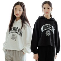 초딩데일리 주니어 고학년 여아 중딩 10대 6학년 크롭 후드 옷