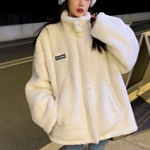 귀여운 여성 스타일 데일리 외출 아우터 후리스 점퍼