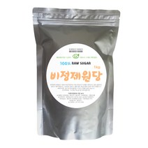 레몬앤선샤인 비정제원당 1kg 사탕수수 원당 케인슈가 갈색설탕 천연당, 1개