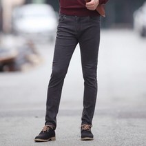남자 스판청바지 그레이 남성청바지 청바지 1개 남성 스키니진