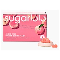 올가 간식 슈가로로 무설탕 비타민 구미 복숭아 360g(45g (360g) 탕비실 회사 어린이 성인 캠핑 차박 홈파티 영화 선물, 2개