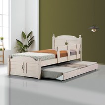 키즈돔 리안 원목 싱글 양면 이단침대 / 슬라이딩침대, 없음