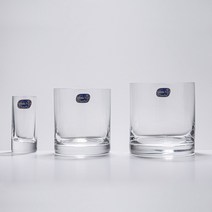 보헤미아 크리스탈 블루스 샷 위스키 언더락 하이볼 유리잔 3size, 2. 보헤미아블루스 언더락 290ml, 1개