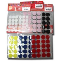 벨라몰/ 찍찍이 소포장 벨크로 원형테이프 롤롤 강력, 소포장 원형찍찍이 25mm 하늘