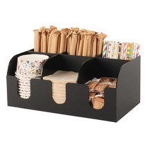 일회용컵 보관랙 컵정리 렉 일회용 종이 플라스틱 컵 홀더, 6030 블랙 아크릴