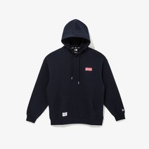 뉴에라 2022 타일 패턴 뉴욕 양키스 후드티 네이비