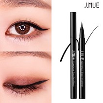 제이뮤 절대 번지지 않는 붓펜 아이라이너, 1+1브러쉬 블랙, 1개