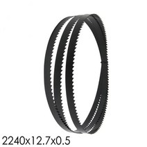 밴드쏘 밴드쇼 소형 고속절단기 TPI 밴드 톱날 목공 도구 LB1200F 2240x127x05mm 6 개의 톱 풀리용 1 피스, TPI 6