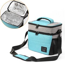 JH 휴대용 보냉 보온 백 7리터 가방 아이스 박스 보냉백, 7L, 스카이