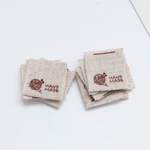 10개) 린넨 끼움라벨 실타래 CC0, 1SET-50개