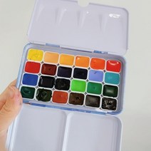 실용 유화물감세트 DANIEL SMITH basics acuarelas24-color 주석 상자 예술가의 오일페인트, 협력사, 24색 1ml