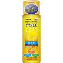 ROHTO 로토제약 멜라노(메라노)CC 기미 대책 미백 스킨 촉촉 타입 170ml, 단일