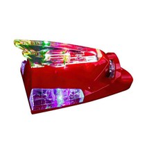 차량용 샤크 안테나 볼 악세사리 범용 빛 풍력 발전 모양 LED 경고등 램프 수신 트럭 스쿠터, 2.Red