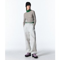 354214 PARTIMENTO 파르티멘토 WOMEN 와이드 스웻팬츠 멜란지 WIDE SWEATPANTS MELANGE PW-2205