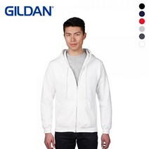 (GILDAN) 아시안핏 무지 후드집업 (6color)