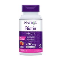 Natrol 녹여먹는 비오틴 5000 mcg (250타블렛), 단품, 250정, 단품