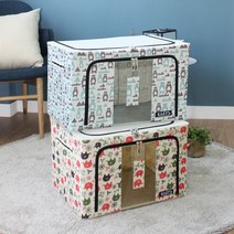 가쯔 폴라캐릭터와이어리빙박스66L고급형, 폴라베어, 1개