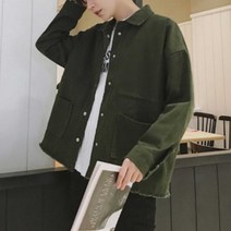 학생 카키 면 자켓 패션 타일 스 캐주얼 남자 데일리 하객