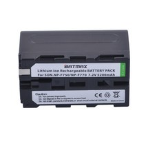 Batmax 5200mAh NP-F750 소니 CCD-TR917 CCD-TRV215 V1J z1 LED 비디오 라이트, 01 1 battery