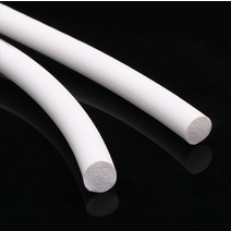 우레탄 폼 보드 단열재 코팅 5/10M 스폰지 코드 화이트 라운드 실리콘 고무 폼 가스켓 트림 씰 직경 2mm, 04 5mm_02 10m