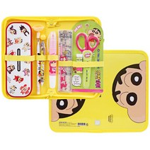 짱구는못말려 울라울라 지퍼필통 문구세트(랜덤) 1개