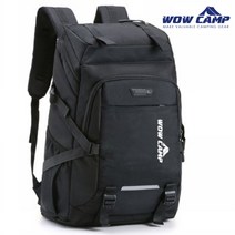 50L 대형 등산배낭 등산가방 여행용배낭 백팩 WMP-155, 블랙, 블랙