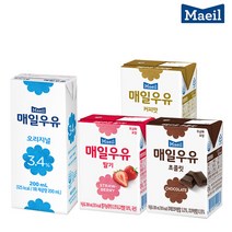 매일유업 매일우유 오리지널 딸기우유 초코우유 커피우유 200mlx24팩 혼합가능, 24팩, 04 매일 오리지널12팩+딸기우유12팩