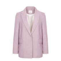 지센[화보상품] 여성 린넨 코튼 원버튼 자켓 LFJKK304_PK