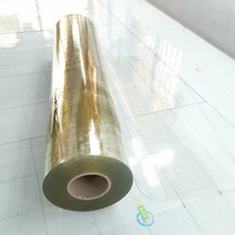 (모델A75 무색투명1mm폭75cm) PVC연질염화비닐 방풍방수 아스테이지 책상매트 투명매트 식탁매트 책상고무 두꺼운비닐