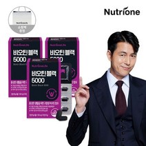 뉴트리원 정우성 비오틴블랙 5000 3박스(3개월분), 30정, 3개