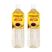 롯데푸드 카페시럽 1.5L 2개, 단품