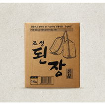대복식품 땅바풍 재래식 수입 보리 조선된장, 14kg, 1개