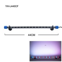 수족관 조명 살균등 수초 어항 led 등 스팟 수중 해수 LED 방수 물고기 탱크 램프 장식 식물 19-49CM EU 전원, [08] YH-L440CF