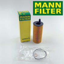 BMW X3 X4 시리즈 [ 20i 30i 30e 20d 30d ] F25 F26 G01 G02 B47 B48 만필터 오일필터 HU6014/1Z, 1개