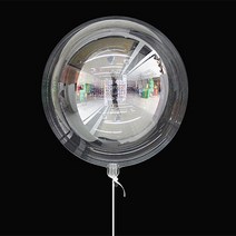 플라워미츄 투명 버블 풍선 PVC 데코 클리어 파티 8인치~36인치, 36인치 (75~90), (풍선)