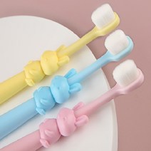 돌아기 칫솔 6개월 어린이집 생일 선물 유아 유치원 10개월 아기 답례품 세트 3개입, 유아칫솔 세트(블루 옐로우 핑크)