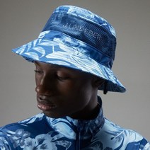 23SS 제이린드버그 크루즈컬렉션 남성 골프 벙거지 덴버 프린트 버킷햇 GMAC07419, Hibiscus Blue 히비스커스 블루, One Size