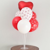 제이벌룬 헬륨풍선효과_풍선 스탠드, 1세트, 투명