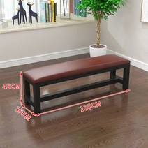 모던 벤치 의자 평상 긴 현관 인테리어 거실 원목 나무 쇼파 우드 체어 소파, 130 길이*35 폭*A타입