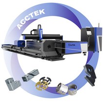 레이저 절단 ACCTEK- 로터리 축 섬유 레이저 커팅 머신 1325 1530 알루미늄 탄소강 구리 황동, 02 Total-payment