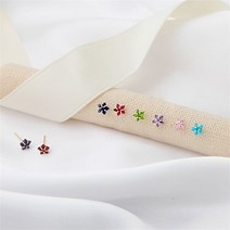오노마 오노마 ONM 14K GOLD 탄생석 컬러 별 큐빅 귀걸이 12종 택1 (9592578)