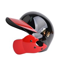 도코마 도쿠마 야구헬멧 투톤검투사헬멧 외귀 우타자 블랙레드유광, XL(60cm~61cm)-검투사우타