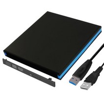 외장 cd 롬 씨디 라이터기 디비디 플레이어 리더기 odd 블루레이 드라이브 외부 광 드라이브 인클로저 드라이브가 없는 노트북 노트북용 외부 케이스, 12.7MM DVD RW